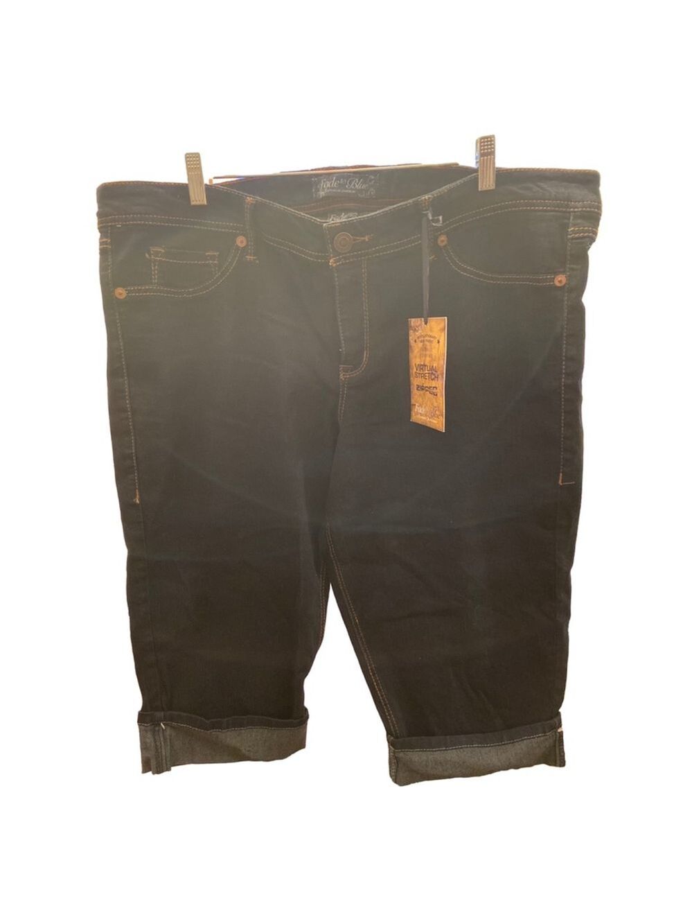 NWT Women's Fade to Blue Jeans 22W Dark Wash Blue